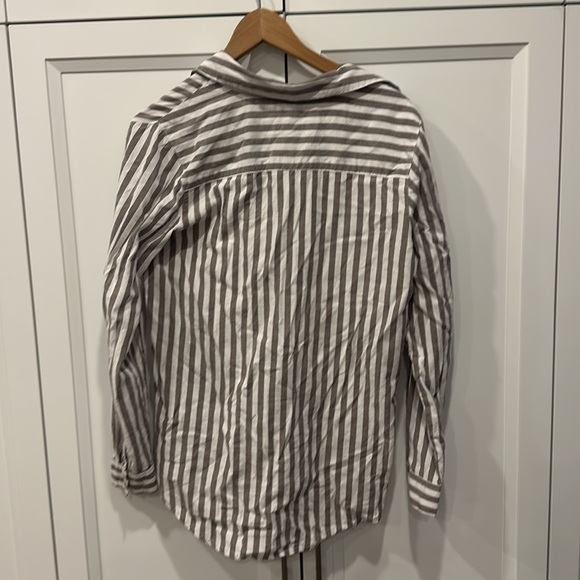 Striped long sleeve button up. - Picture 3 of 3